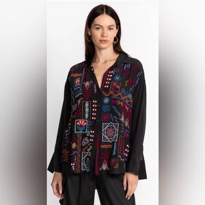 Johnny Was CAMPO RELAXED OVERSIZED SHIRT